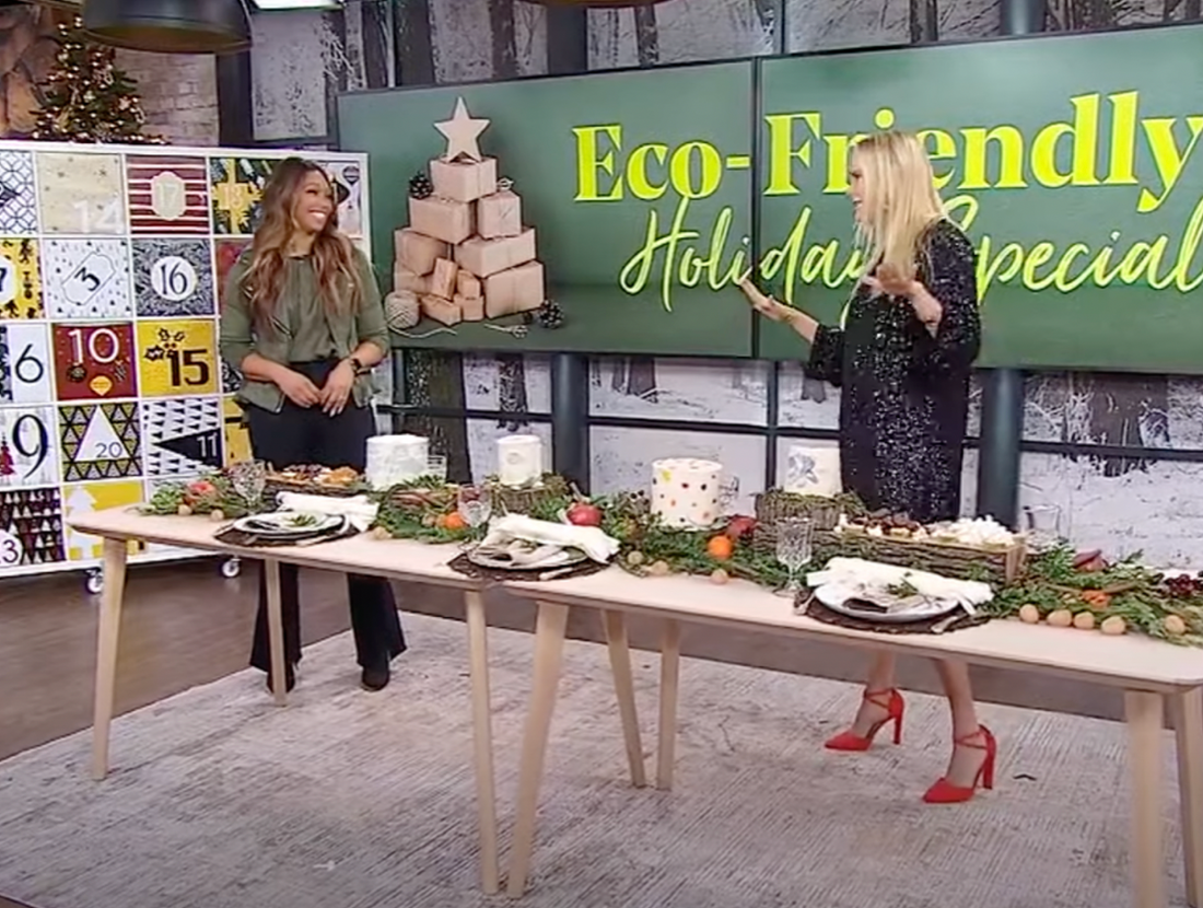 7 simple ways to set an eco-friendly holiday table