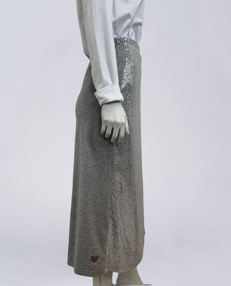 Natalie wrap midi skirt