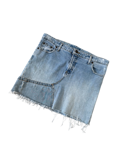 Custom Upcycled Denim Skirt