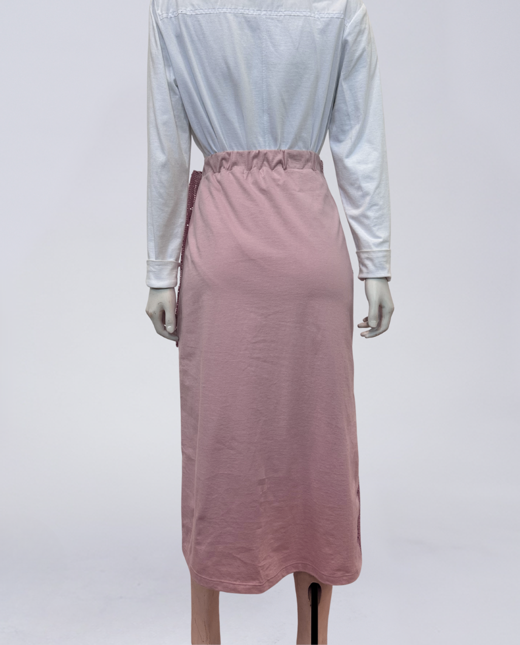 Natalie wrap midi skirt