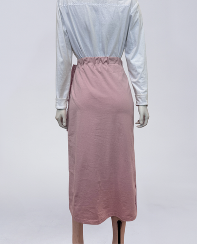 Natalie wrap midi skirt