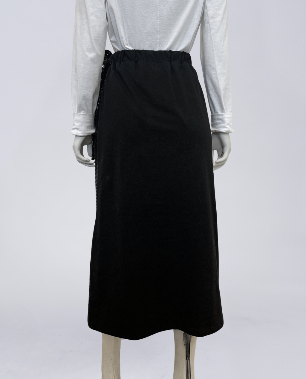 Natalie wrap midi skirt