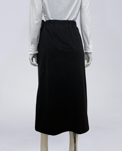 Natalie wrap midi skirt