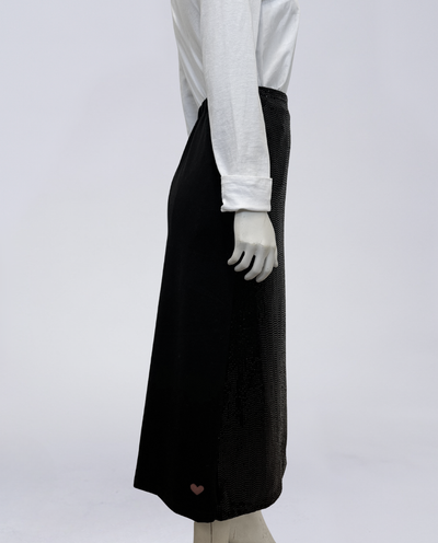 Natalie wrap midi skirt