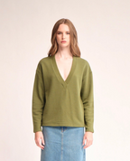 Aoife V-neck top