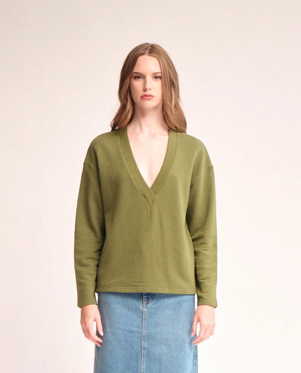 Aoife V-neck top