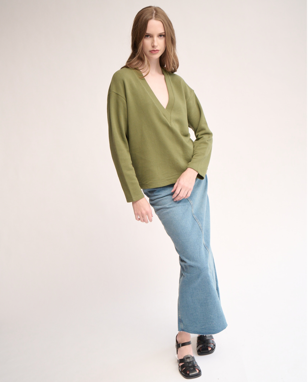 Aoife V-neck top