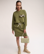 Joanie cargo mini skirt