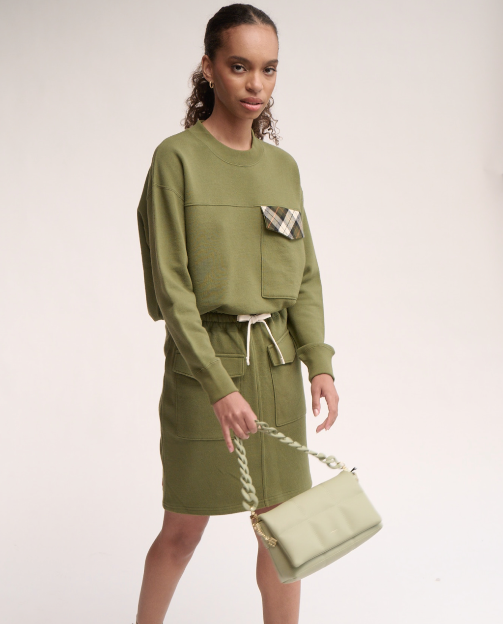 Joanie cargo mini skirt