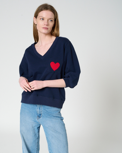 Anja V-neck sweatshirt