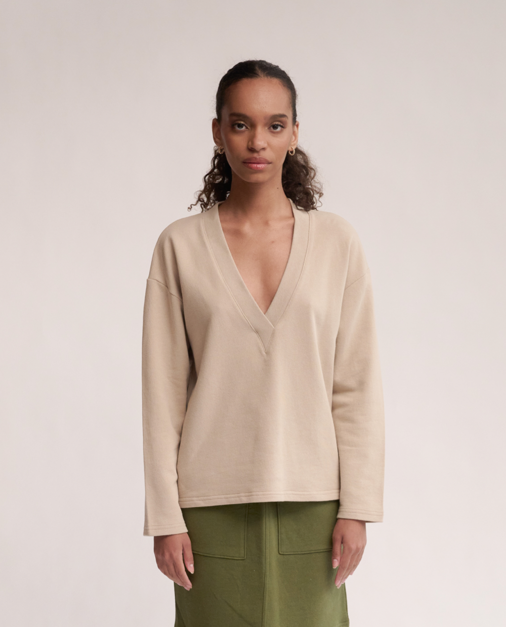Aoife V-neck top