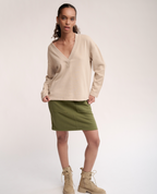Aoife V-neck top