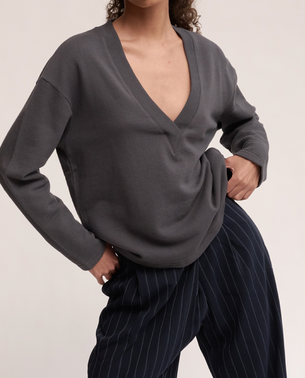 Aoife V-neck top