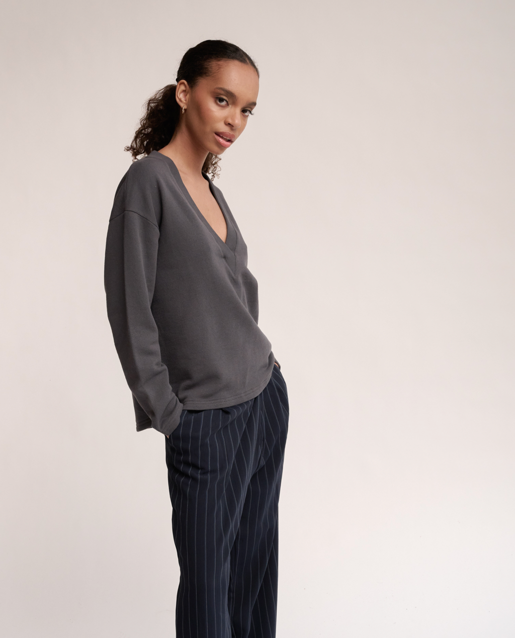 Aoife V-neck top
