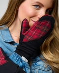 Ariel Mitts with Upcycled Flannel