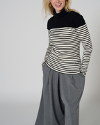 Arlyn Turtleneck stripe Top