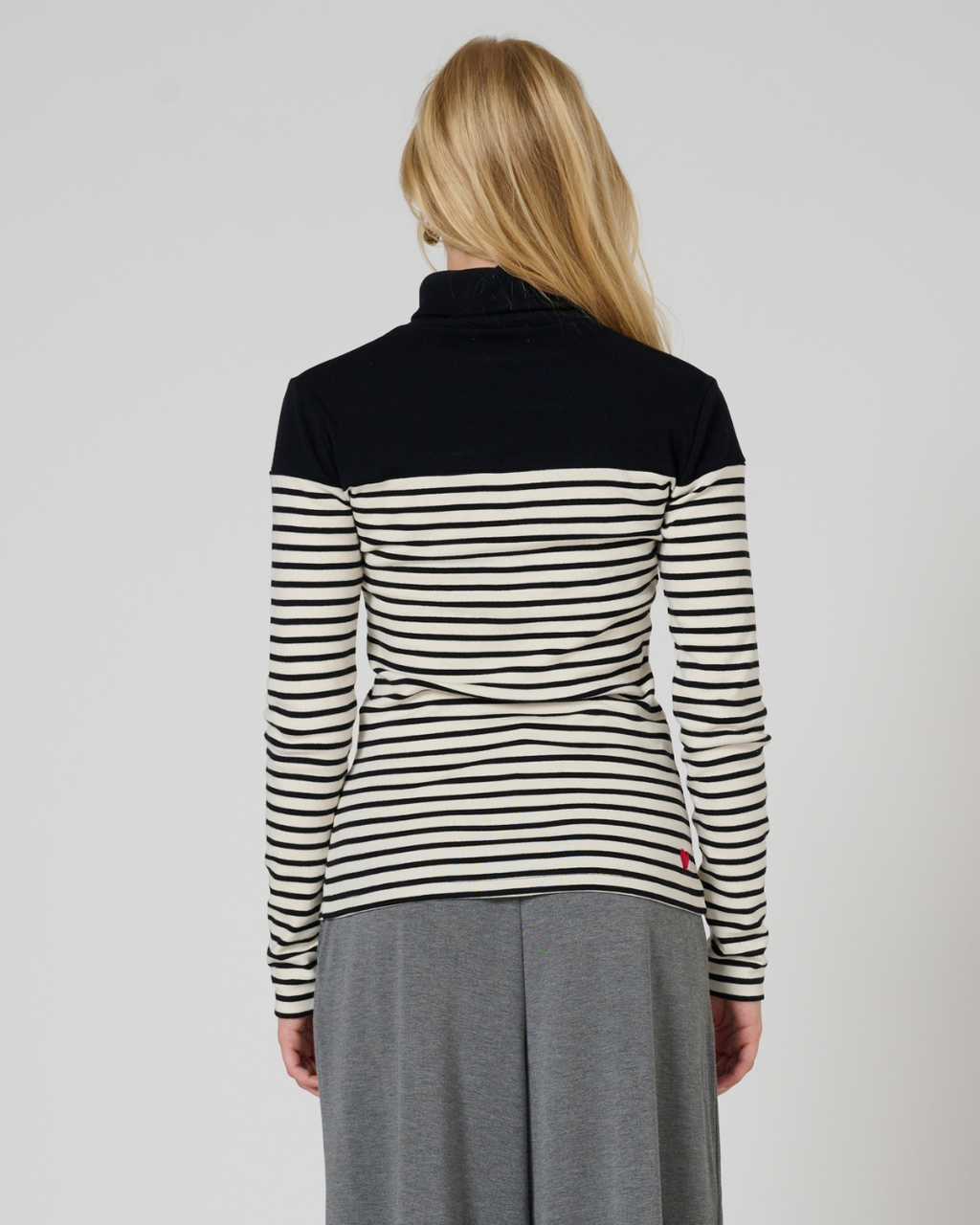 Arlyn Turtleneck stripe Top