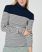 Arlyn Turtleneck stripe Top