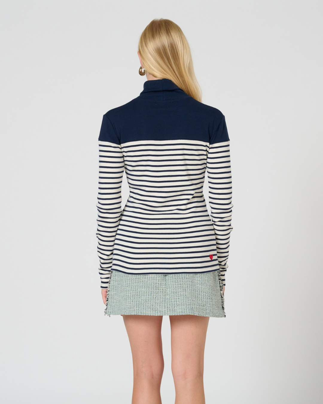Arlyn Turtleneck stripe Top