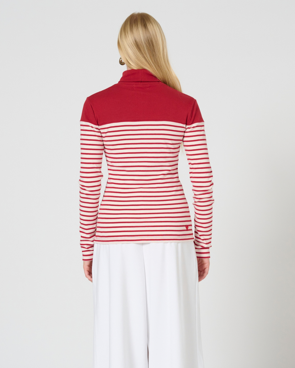 Arlyn Turtleneck stripe Top