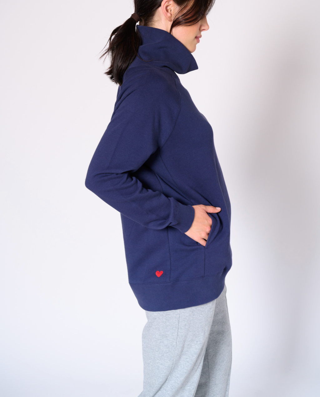 Auriol High-Neck Sweatshirt
