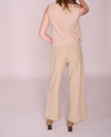 Basma pleated wide-leg pants