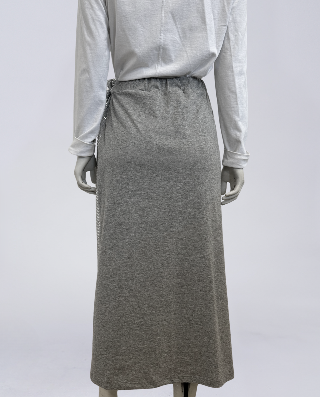 Natalie wrap midi skirt