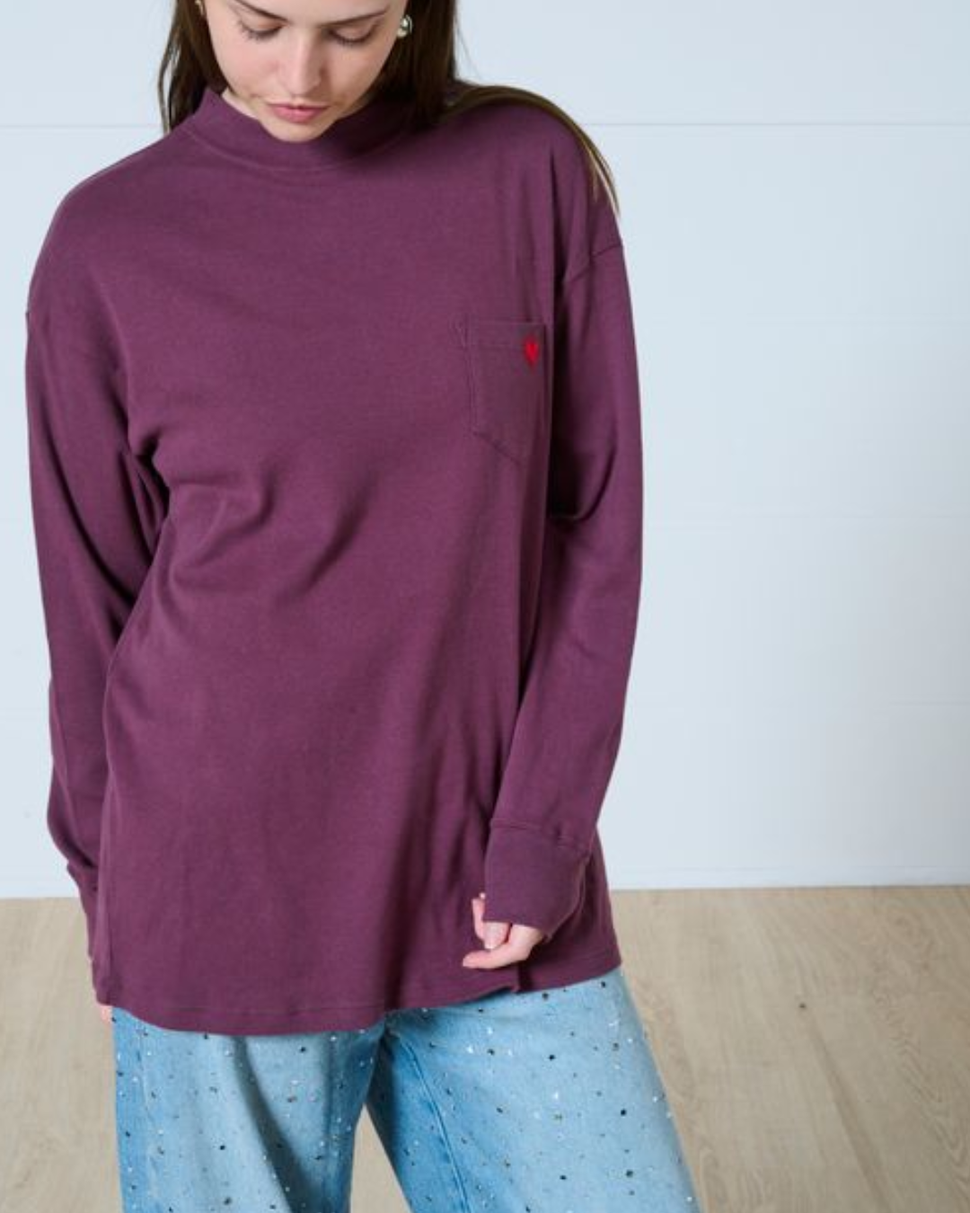 Callie mock neck