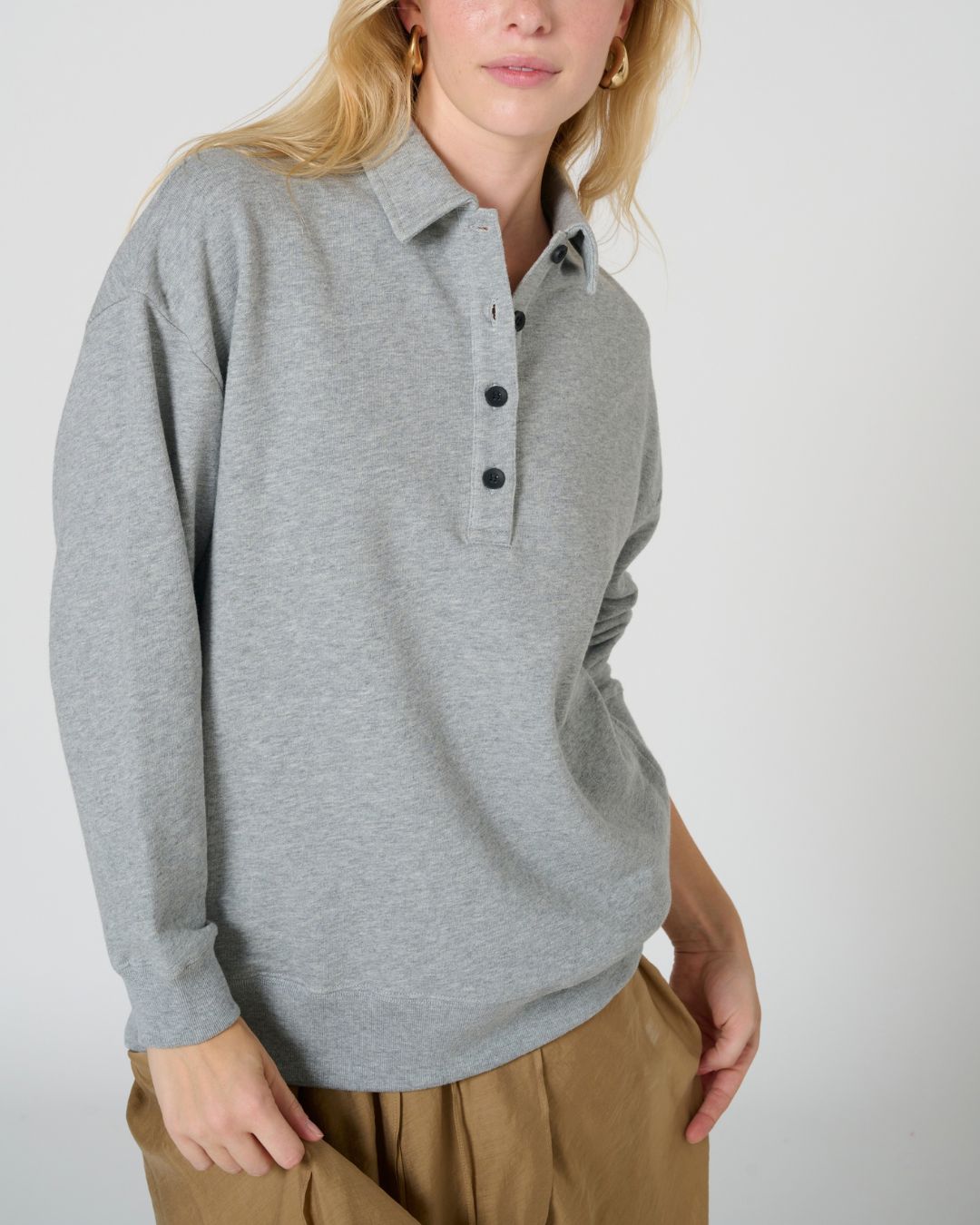 Colleen polo sweatshirt