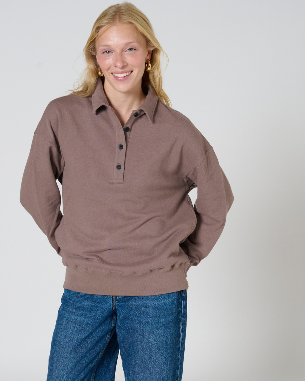 Colleen polo sweatshirt