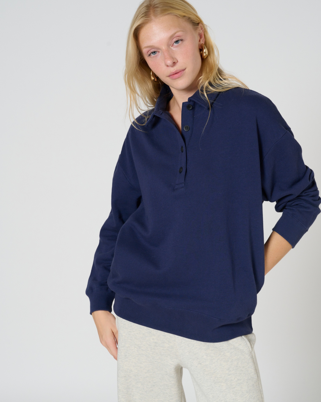 Colleen polo sweatshirt