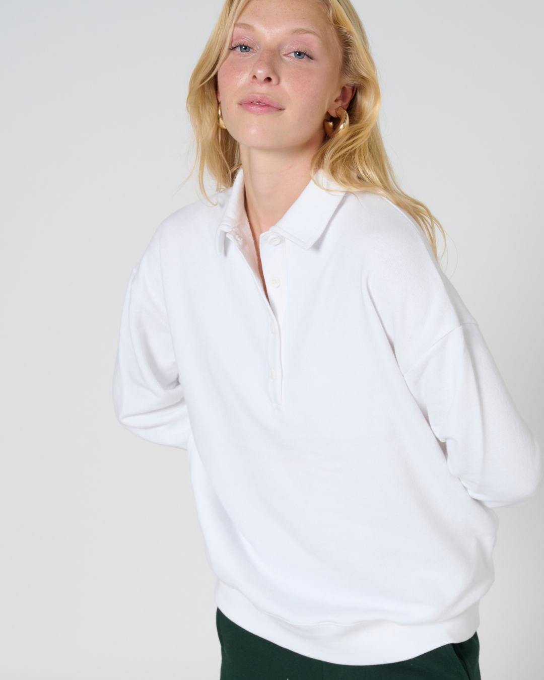 Colleen polo sweatshirt
