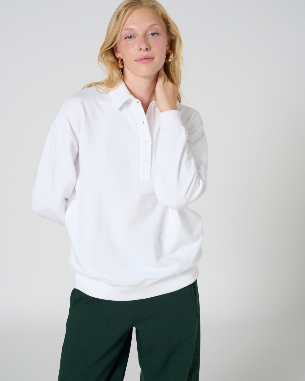 Colleen polo sweatshirt