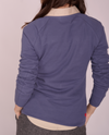 Eliot crew neck long sleeve top