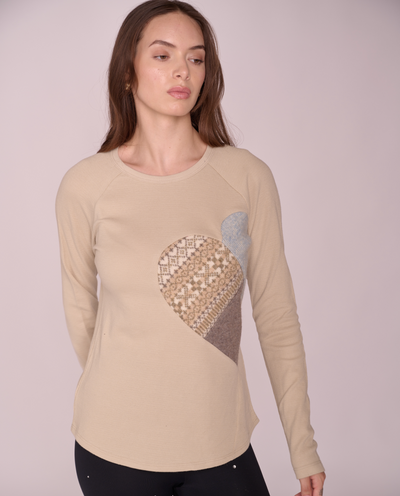 Eliot crew neck long sleeve top