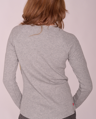 Eliot crew neck long sleeve top