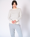 Genevieve stripe crew neck top