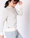 Genevieve stripe crew neck top