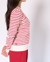 Genevieve stripe crew neck top