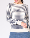 Genevieve stripe crew neck top