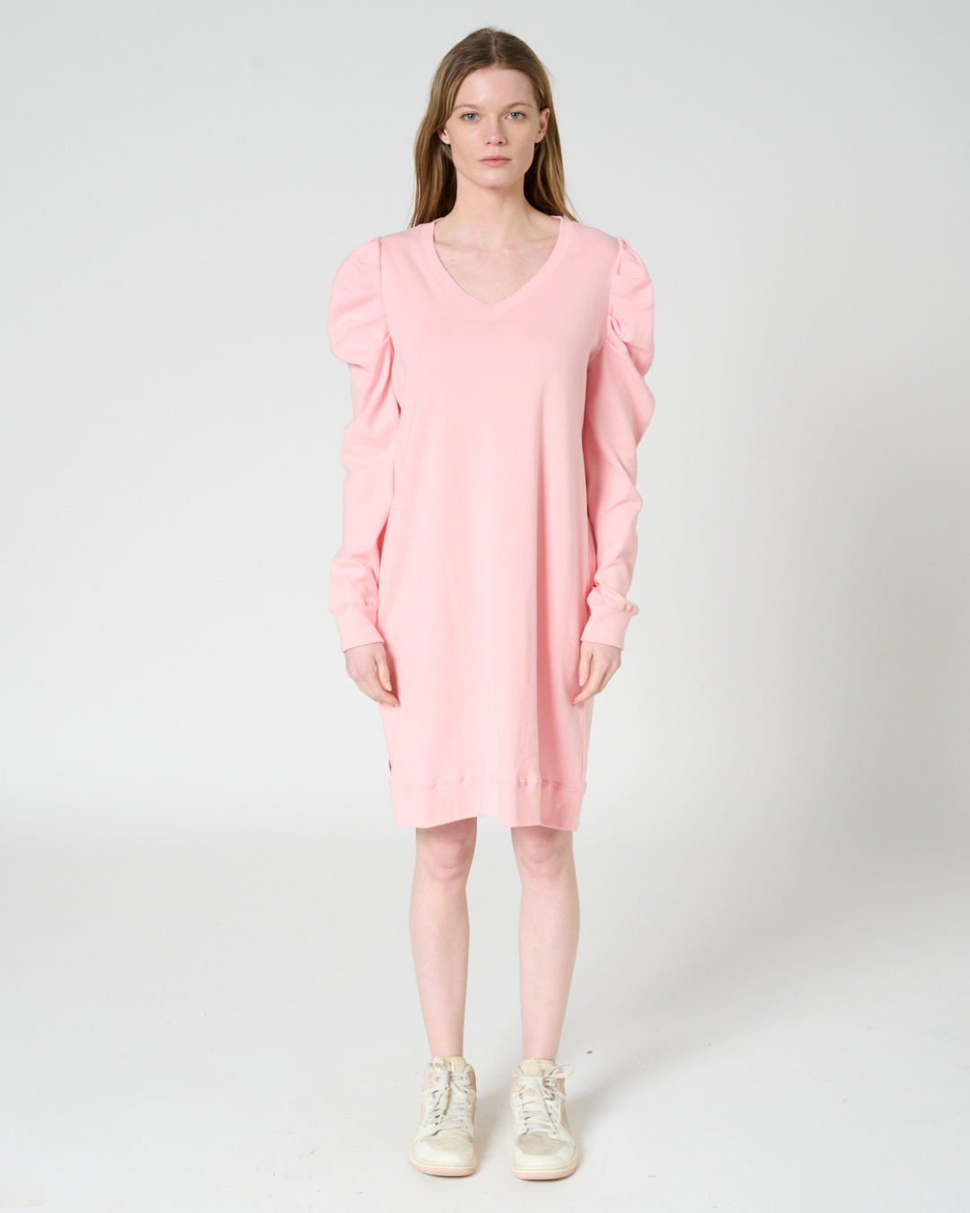 Glueda puff sleeve Tunic dress