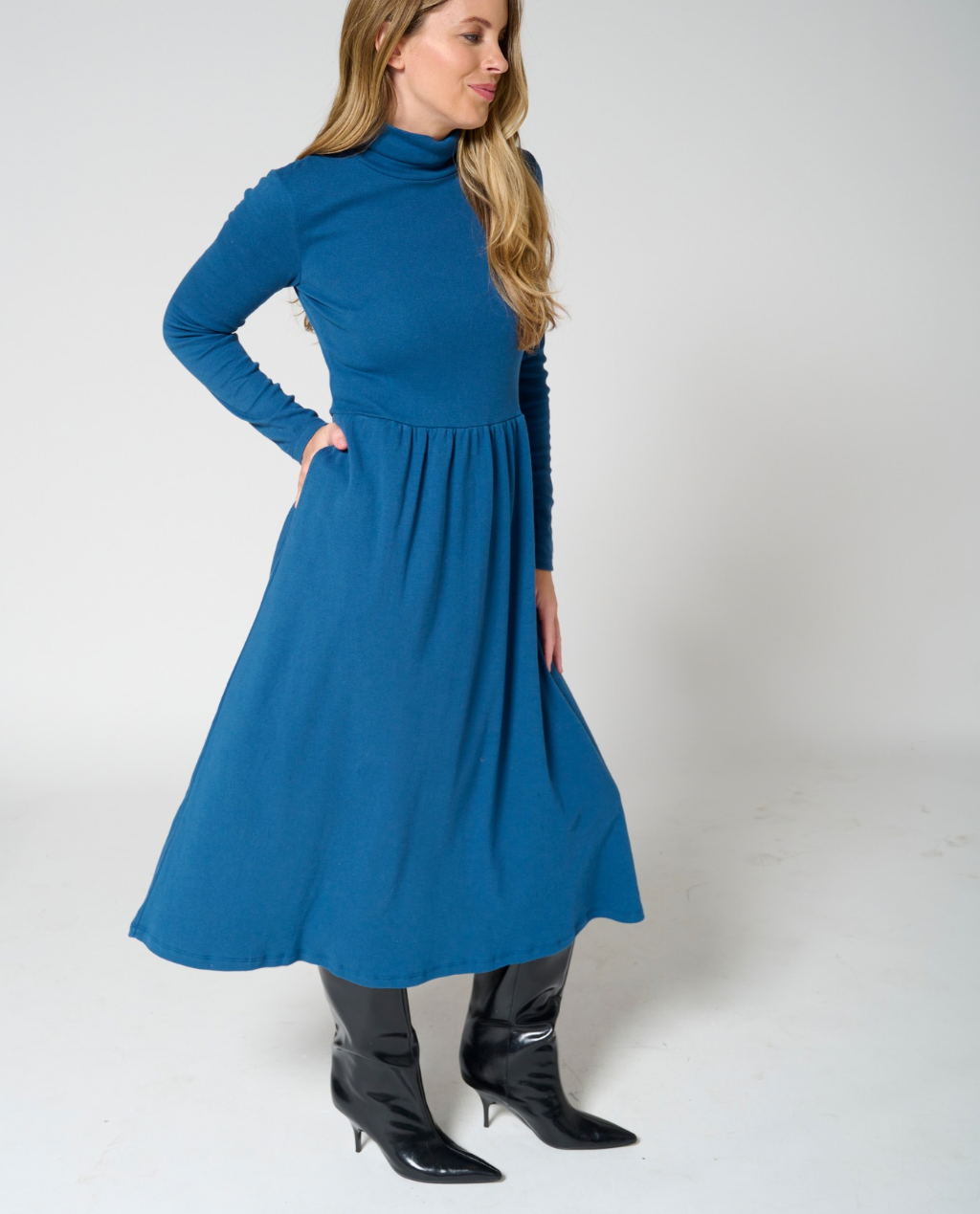 Milarosa Turtleneck Midi dress