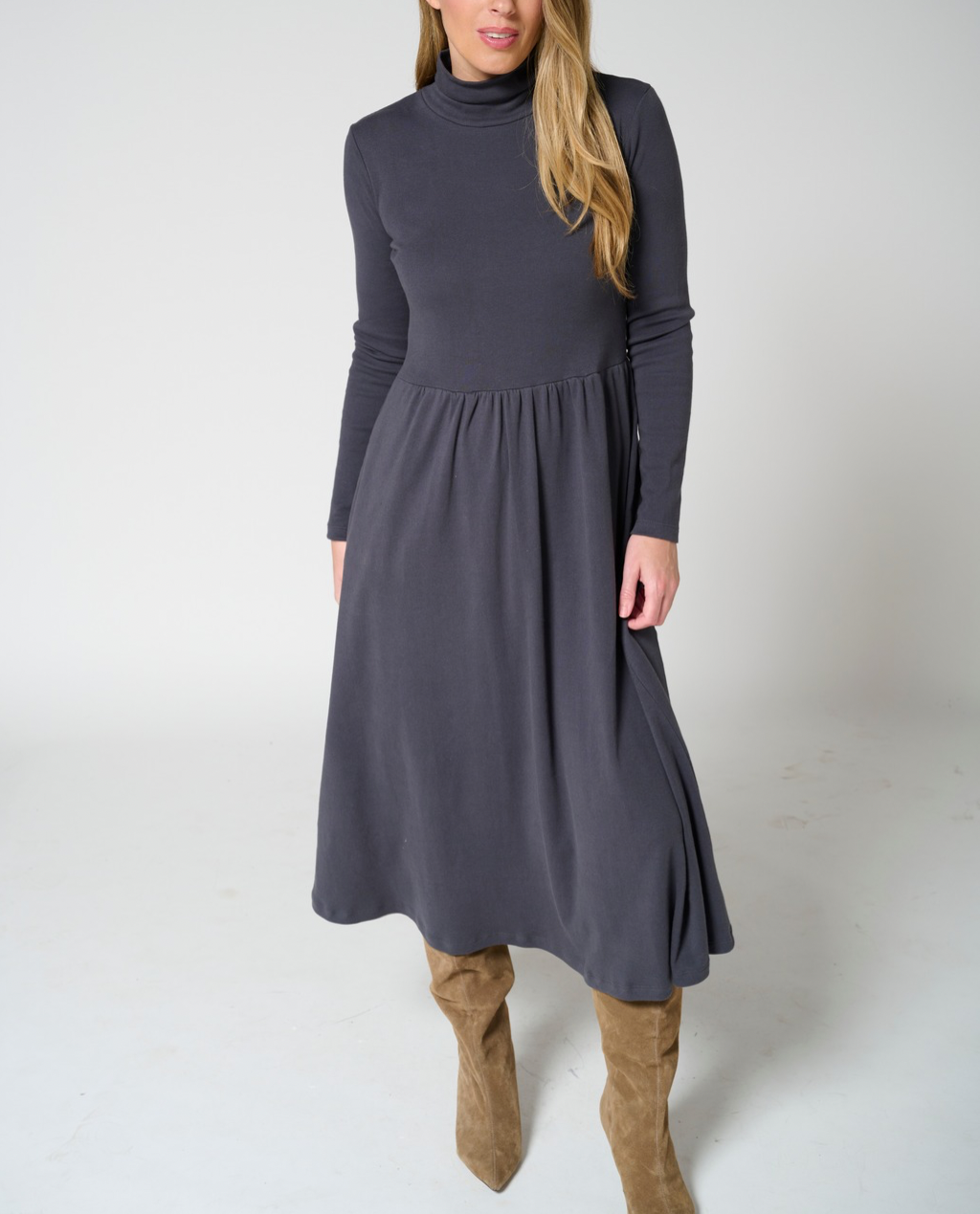 Milarosa Turtleneck Midi dress