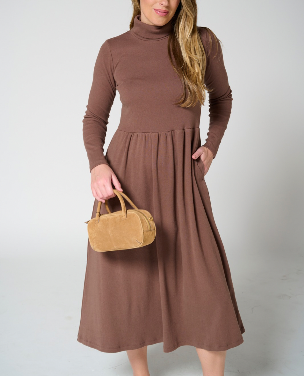 Milarosa Turtleneck Midi dress