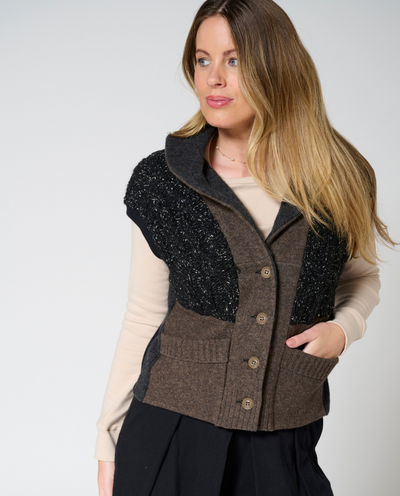 Katie sleeveless cardigan