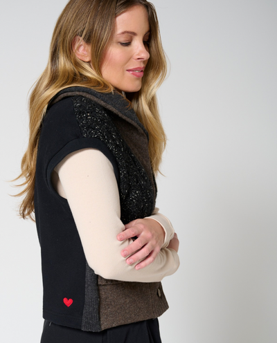 Katie sleeveless cardigan