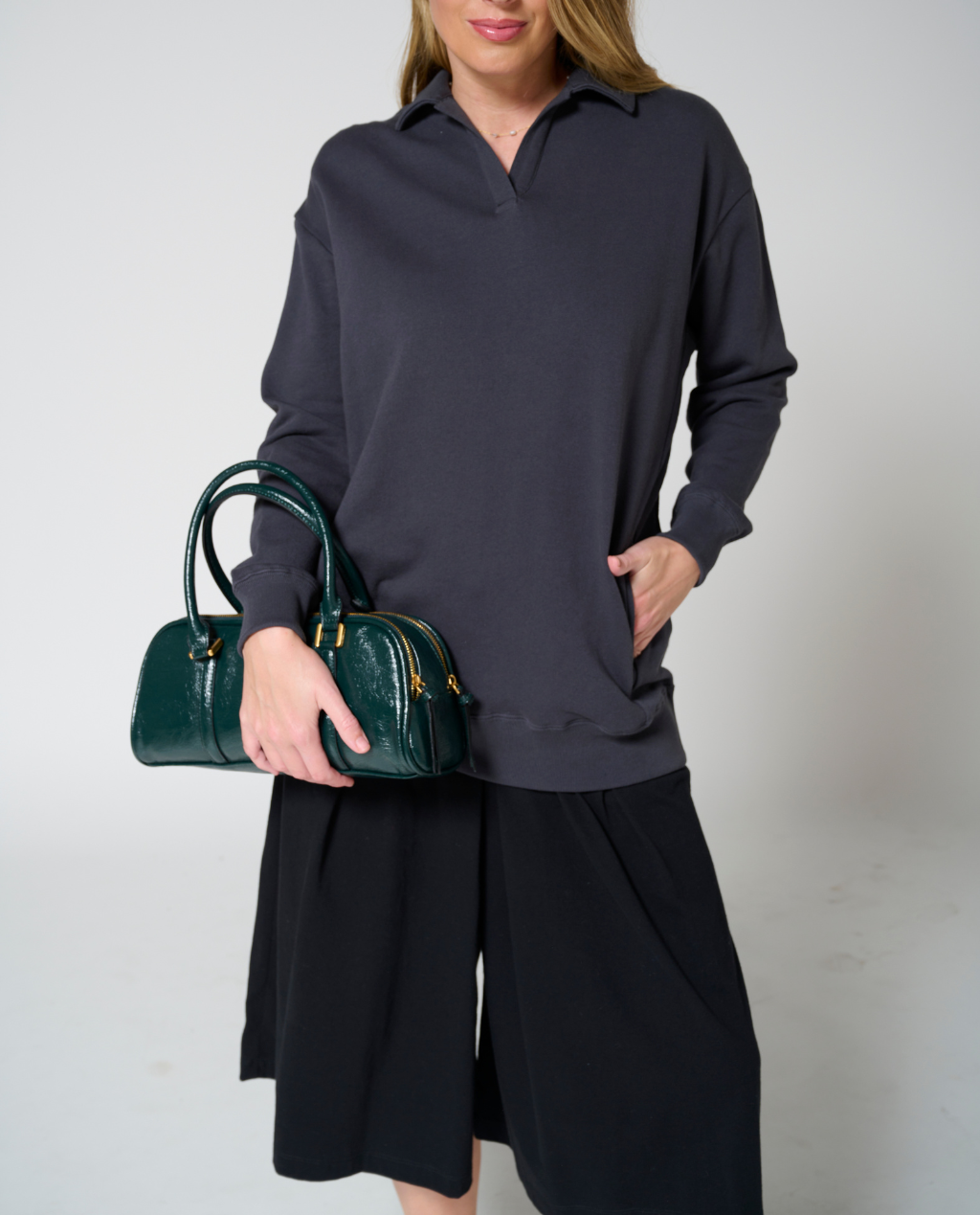 Veronique polo sweatshirt