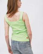 Navi square Neck Tank Top
