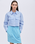 Jean mini skirt