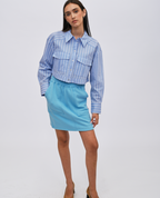 Jean mini skirt